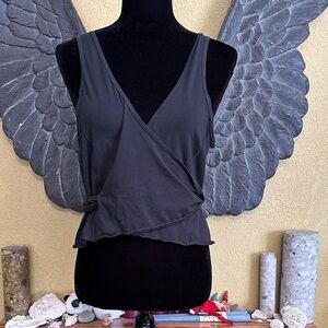 Lululemon Black Wrap Tank Top/Cover Up